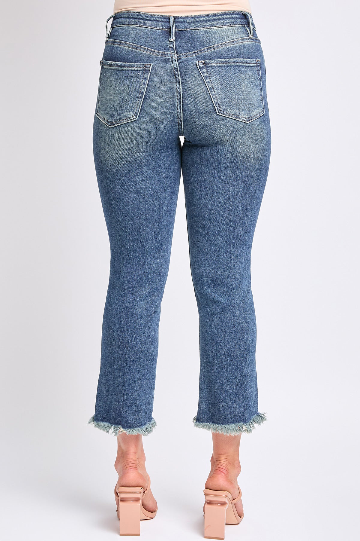 Luxe High Rise Cropped Kick Flare