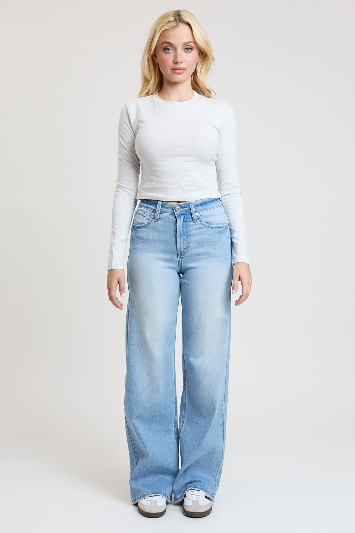 Super Soft High Rise Wide Leg Jeans