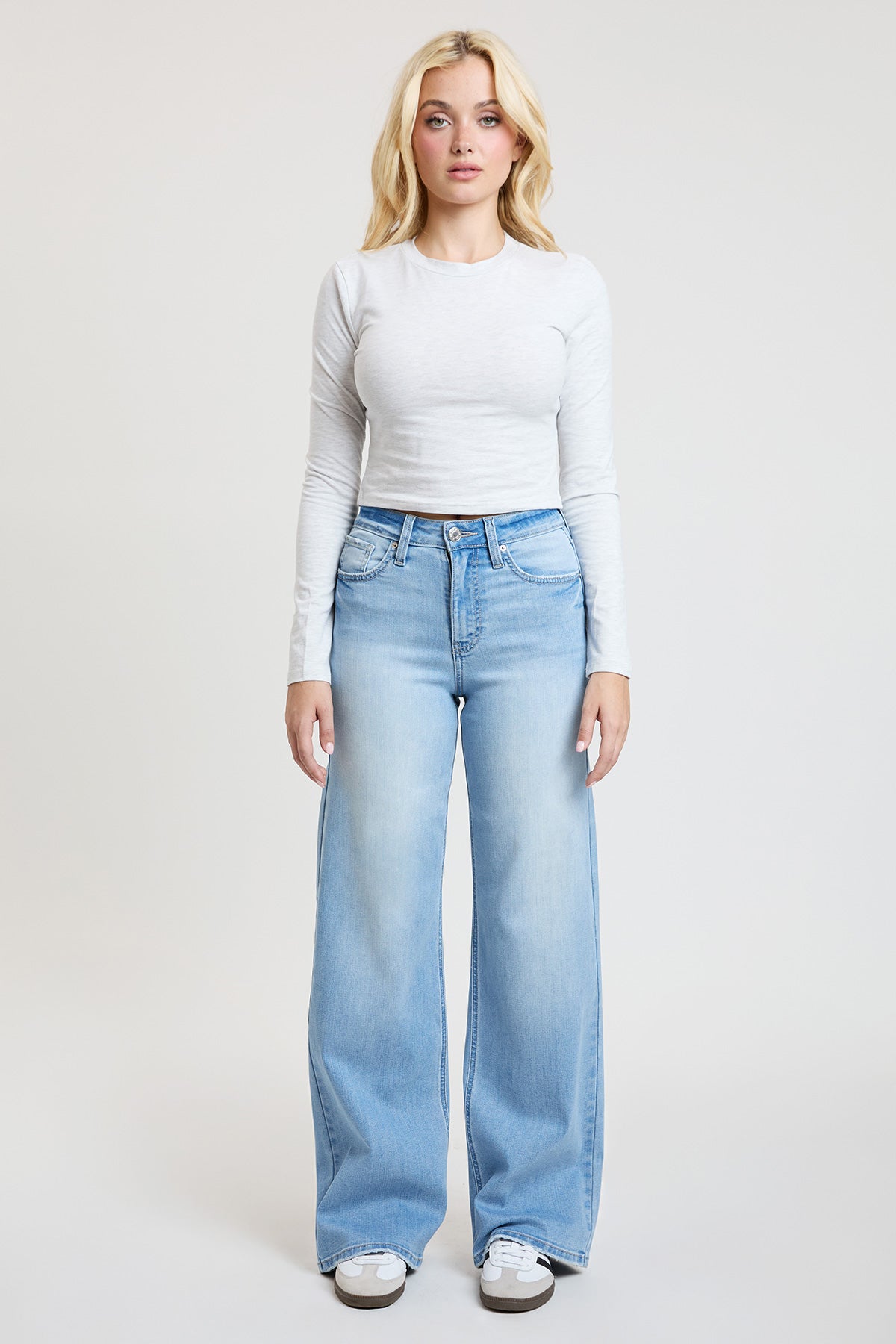 Super Soft High Rise Wide Leg Jeans