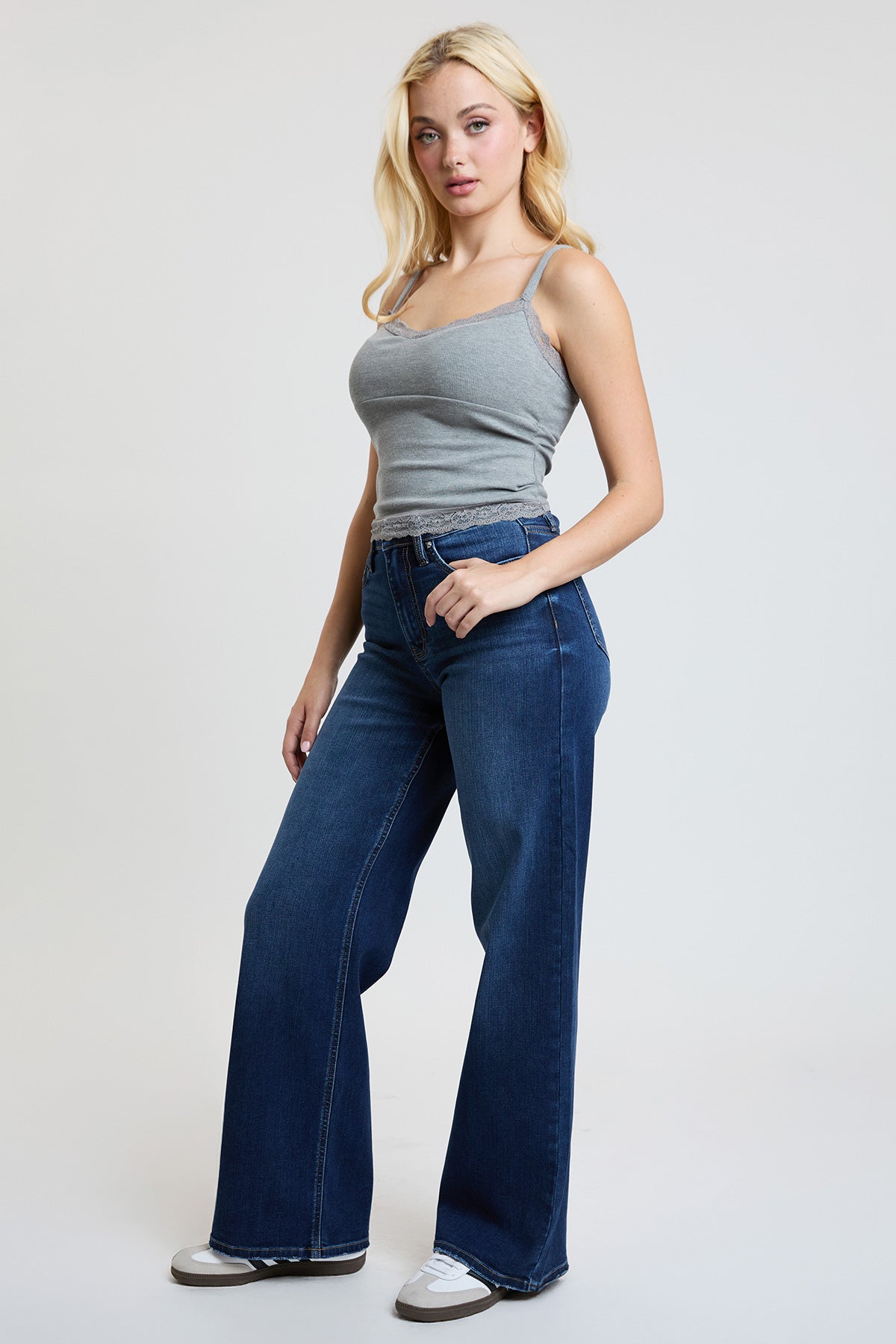 Super Soft High Rise Wide Leg Jeans