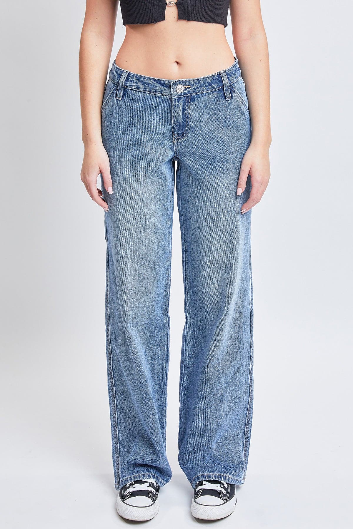 Dream Mid-Rise Utility Straight Leg Jeans
