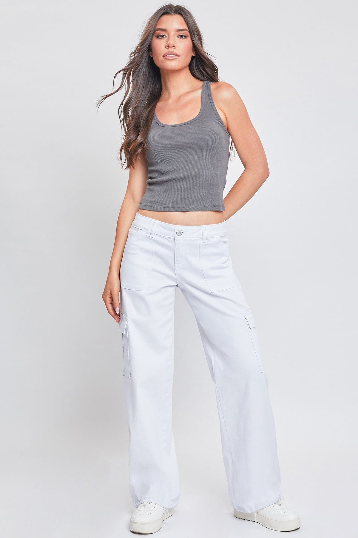 Cargo Jeans with Bungee Hem
