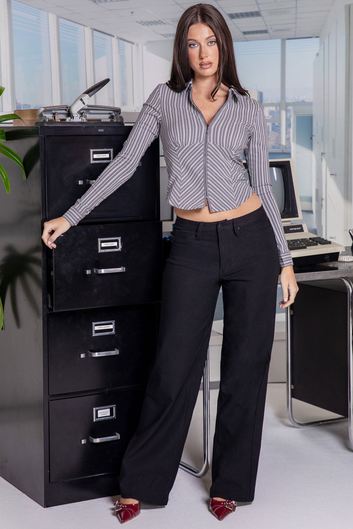 Hyperstretch Wide Leg Pants