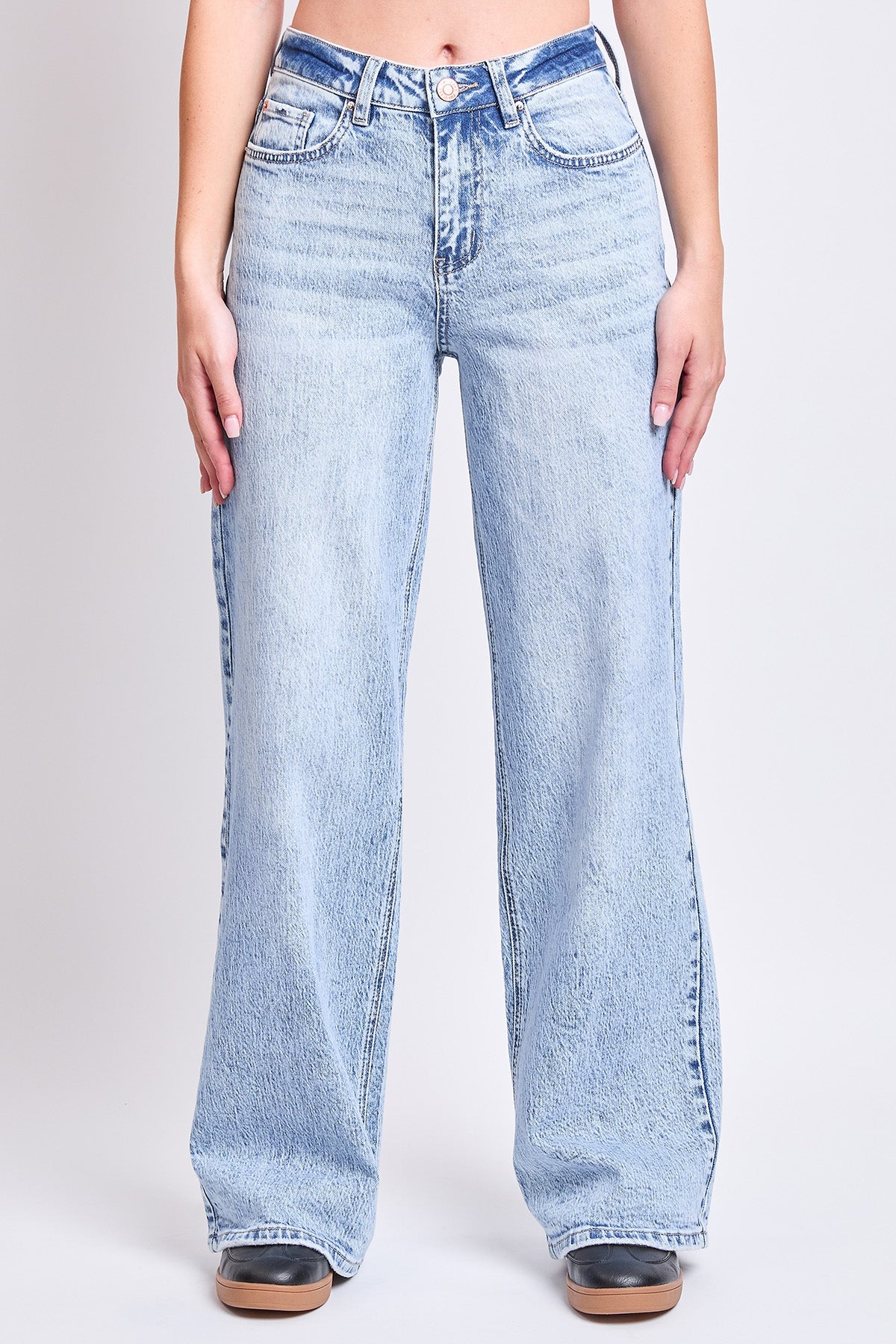 Luxe Bella High Rise Wide Leg Jeans