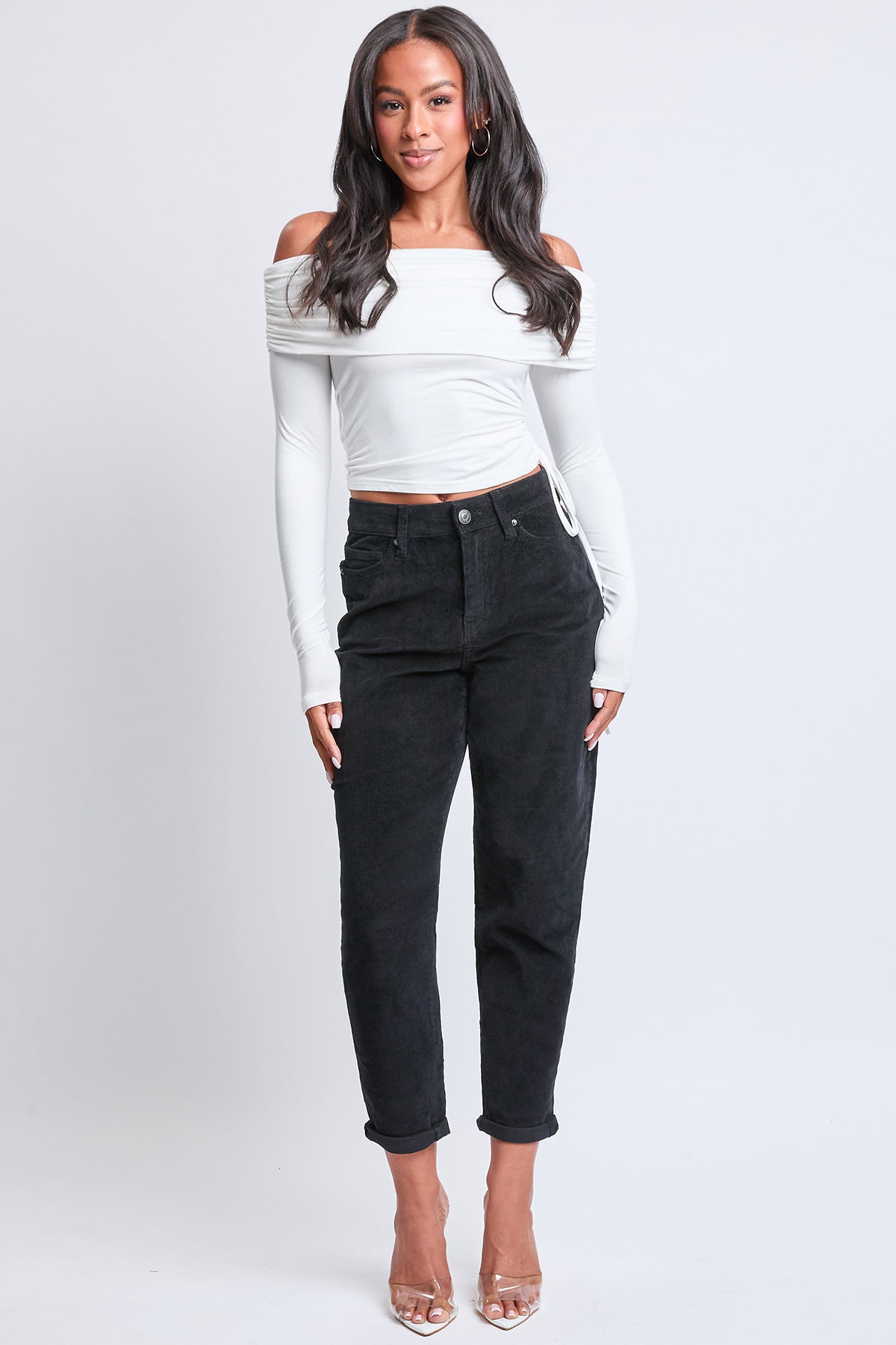Corduroy Mom Fit Pants
