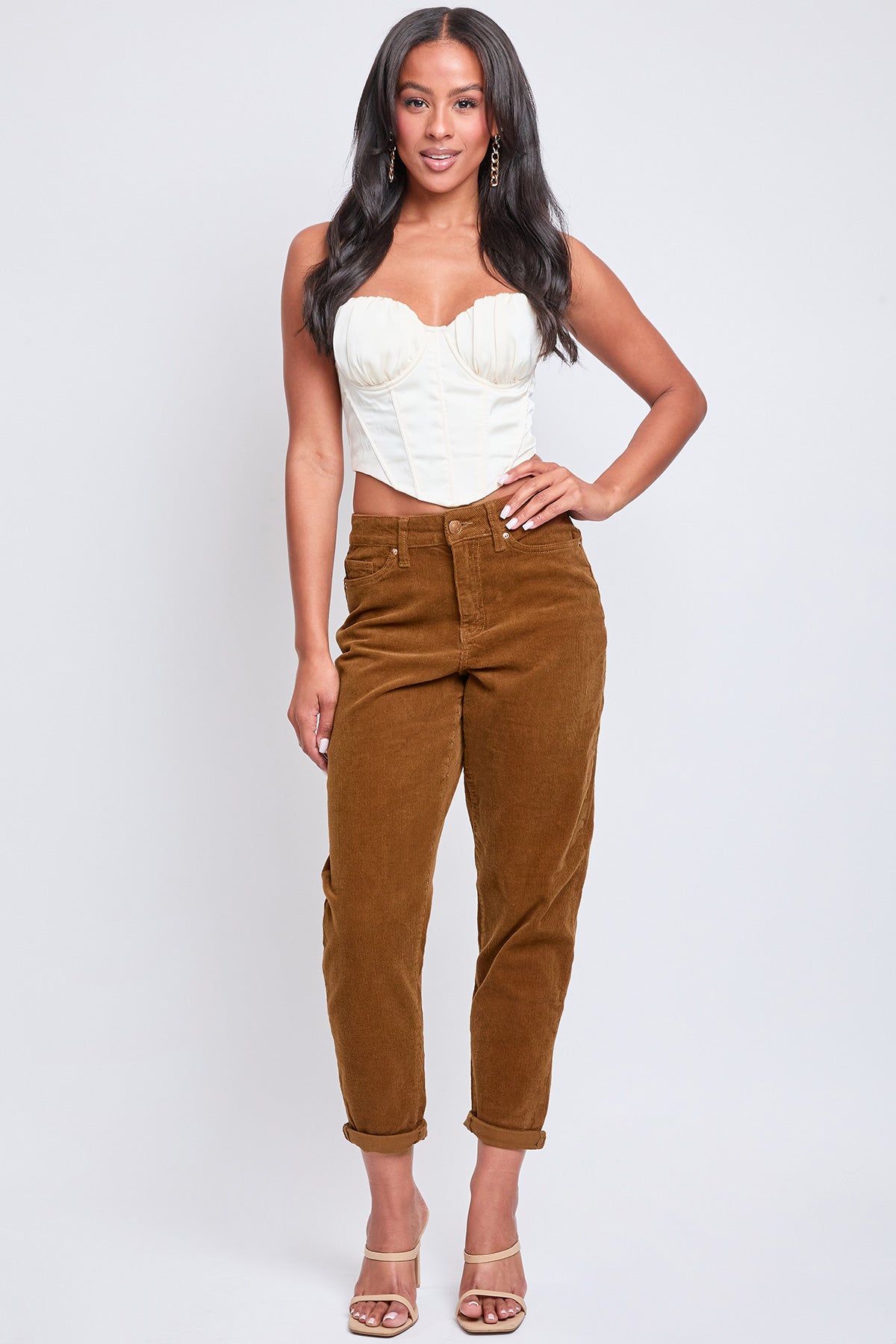 Corduroy Mom Fit Pants