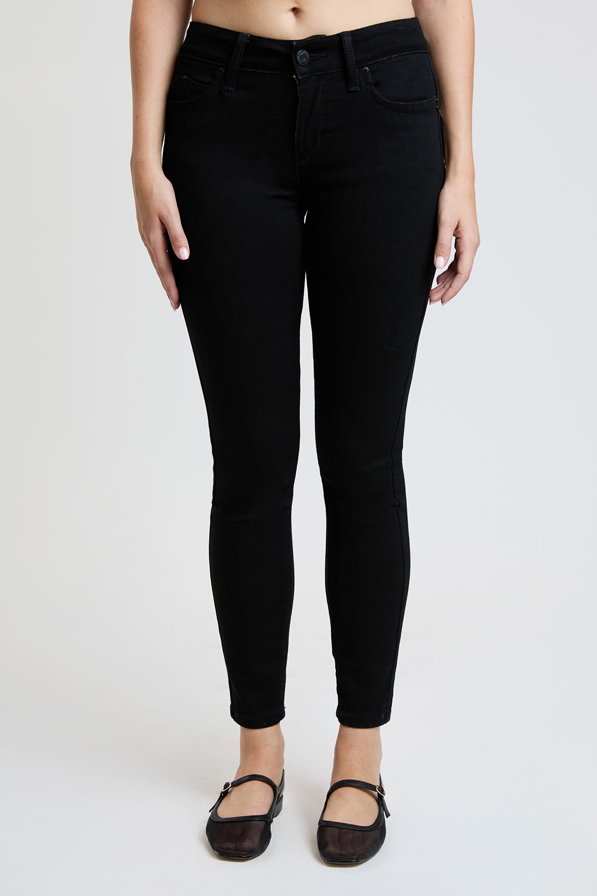 Luxe Mid Rise “WannaBettaButt” Skinny Jeans