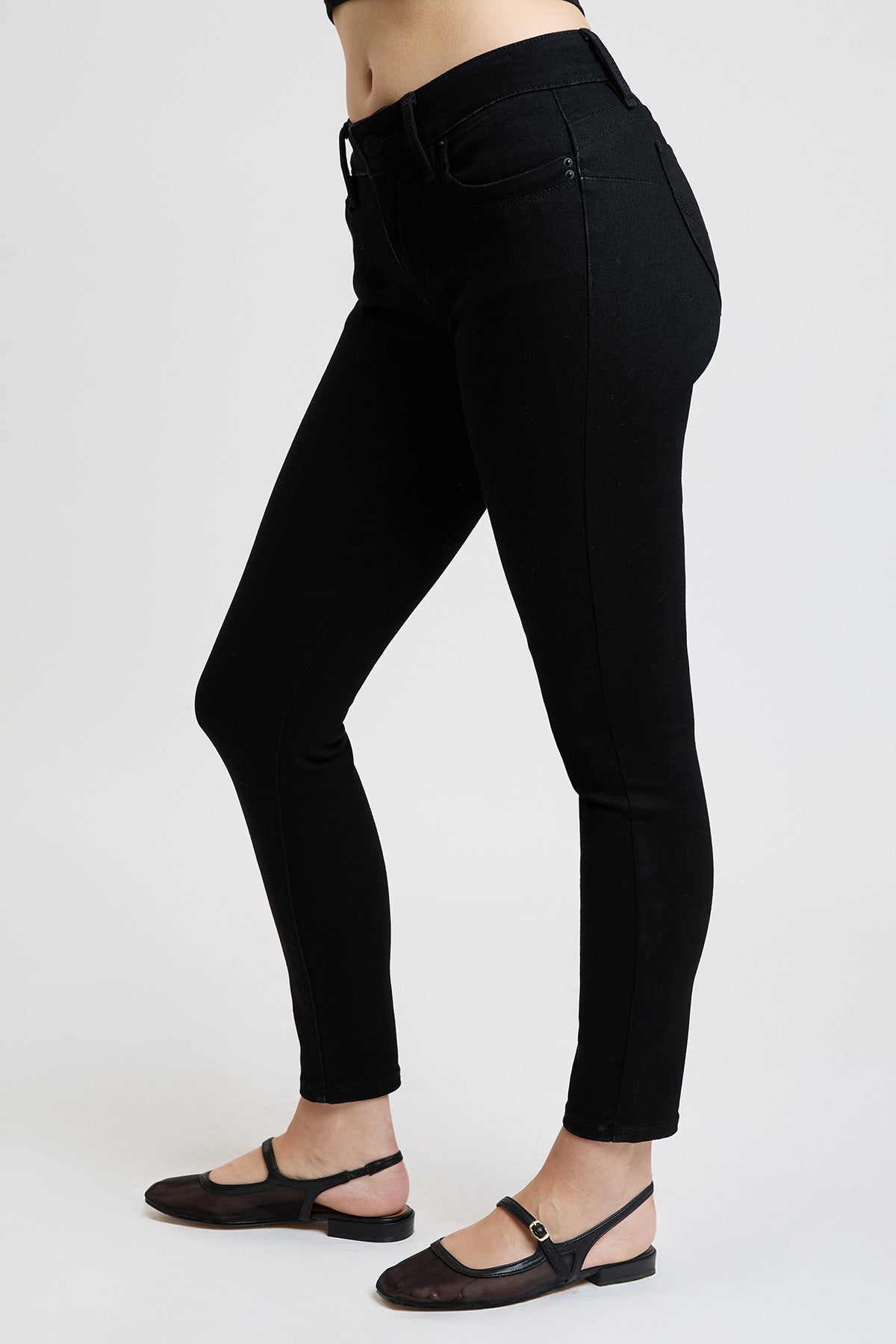 Luxe Mid Rise “WannaBettaButt” Skinny Jeans