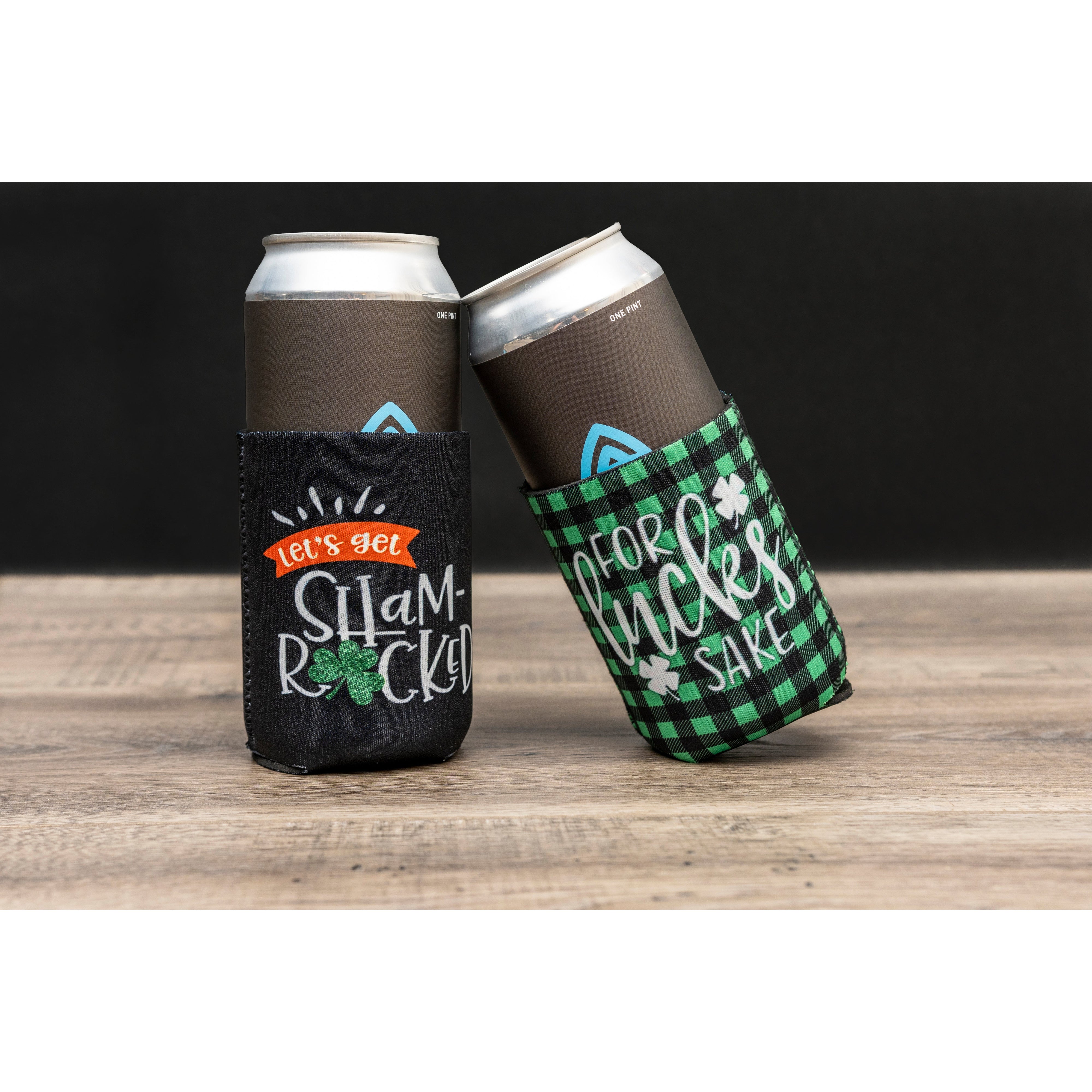 St. Patrick’s Day Neoprene Slim & Regular Can Holders