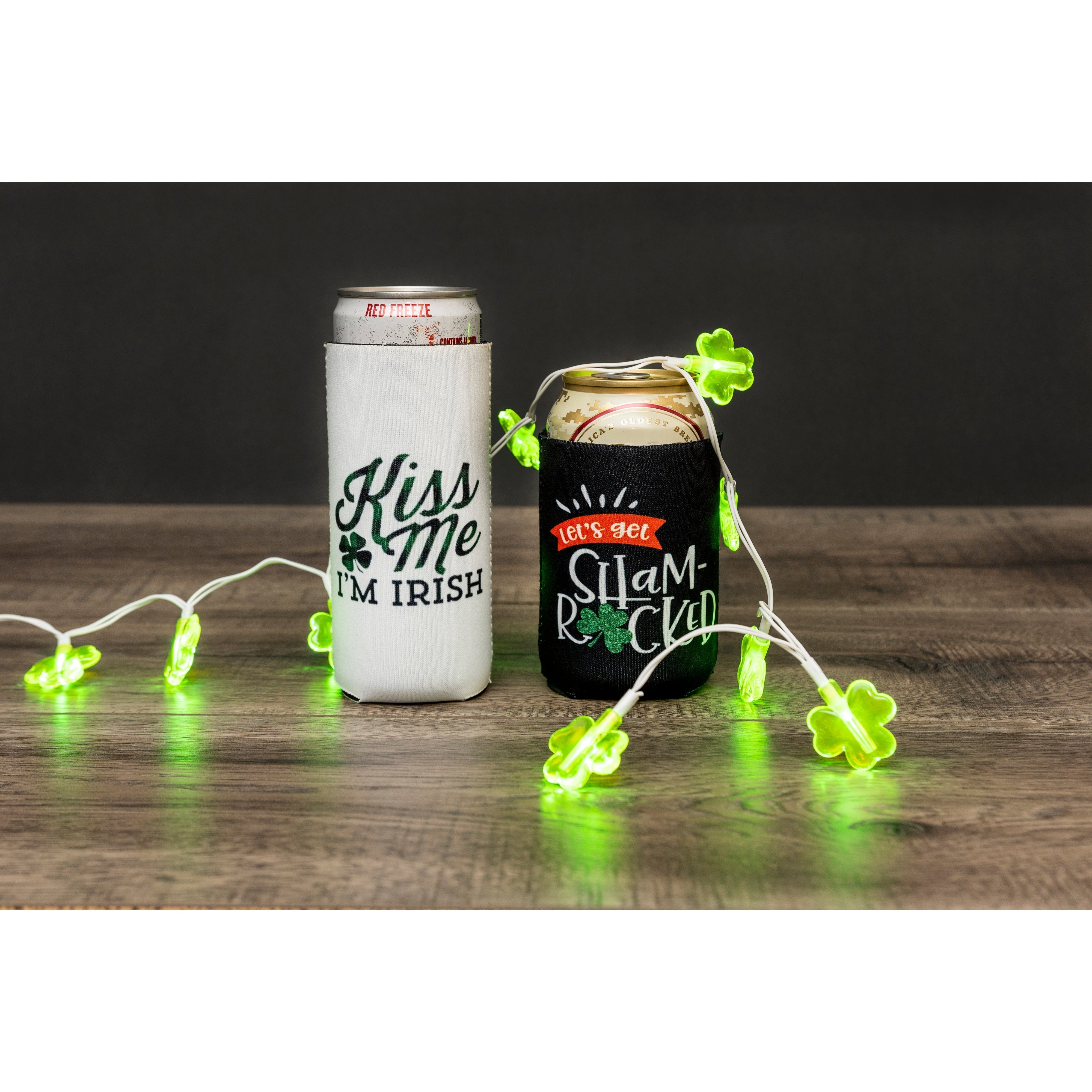 St. Patrick’s Day Neoprene Slim & Regular Can Holders