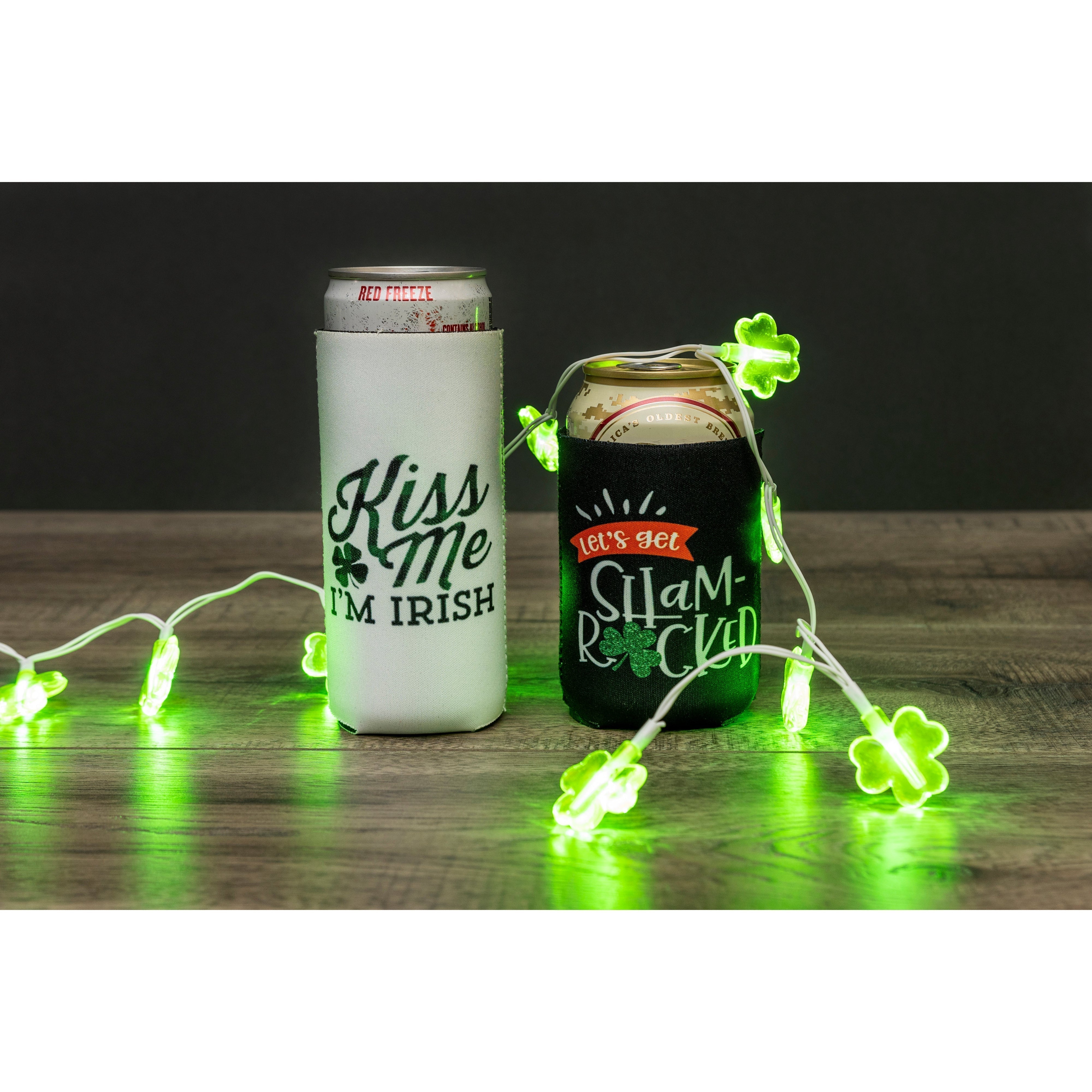 St. Patrick’s Day Neoprene Slim & Regular Can Holders