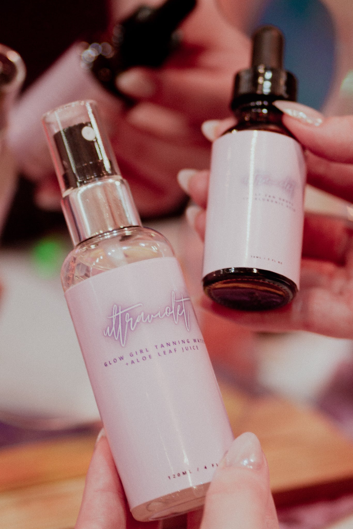 Ultra Violet Glow Girl Tanning Water-250 - TMLL Beauty Co - Tan-LEATHER & LACE-[option4]-[option5]-[option6]-Leather & Lace Boutique Shop