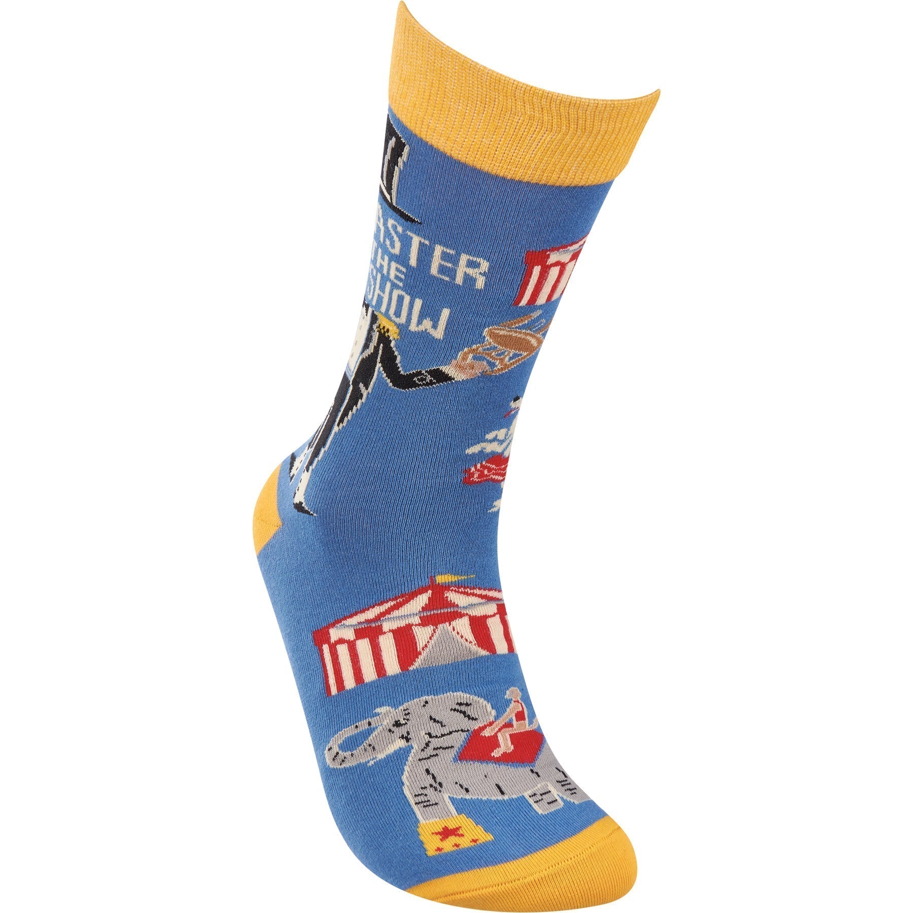 Ringmaster Of The Shit Show Funny Socks