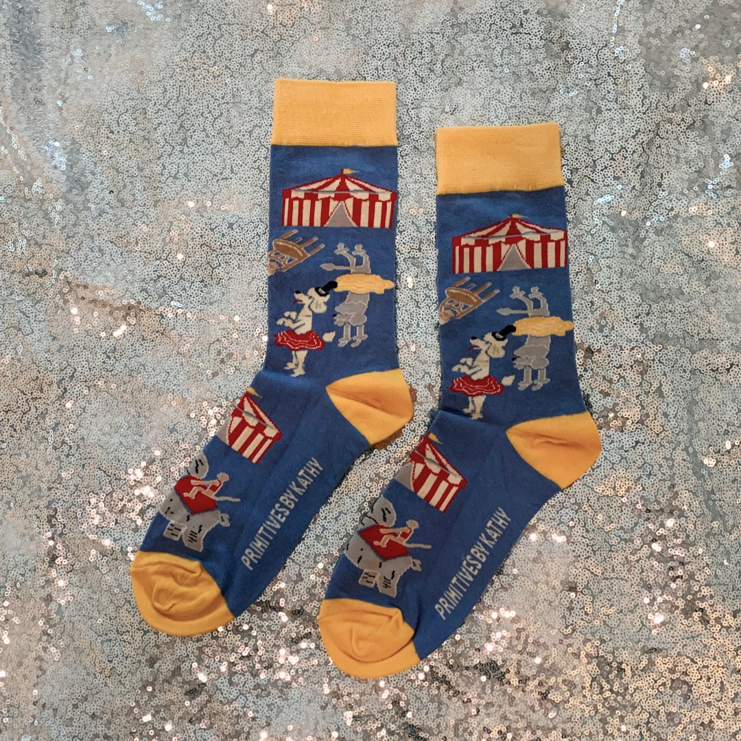 Ringmaster Of The Shit Show Funny Socks