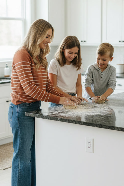 Rust Revival Long Sleeve Knit Top