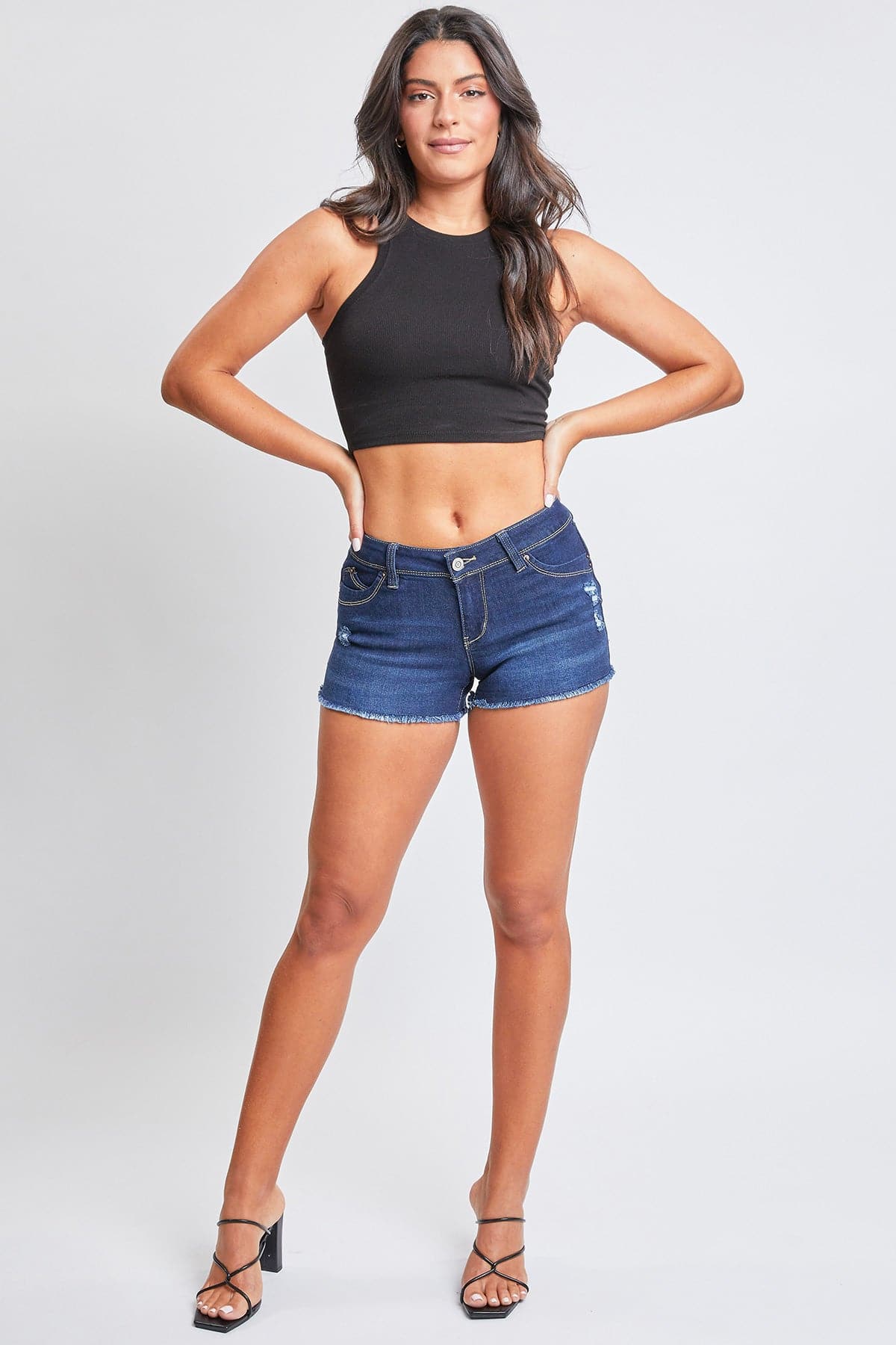 Low Rise WannaBettaButt Frayed Shorts