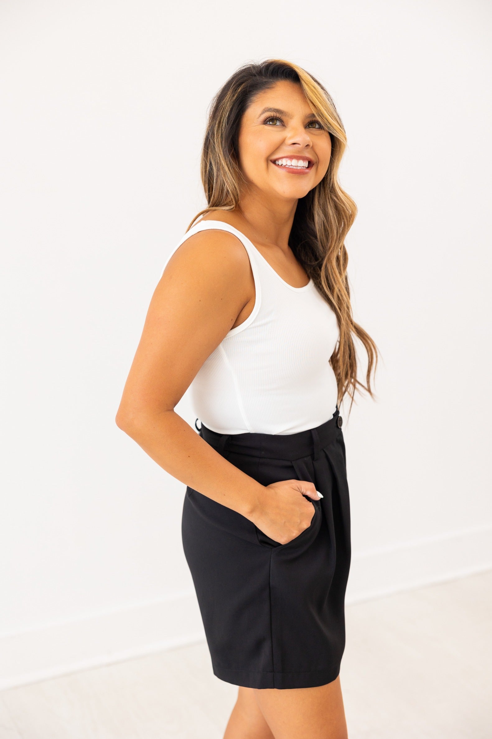 Bella Tank Top, White