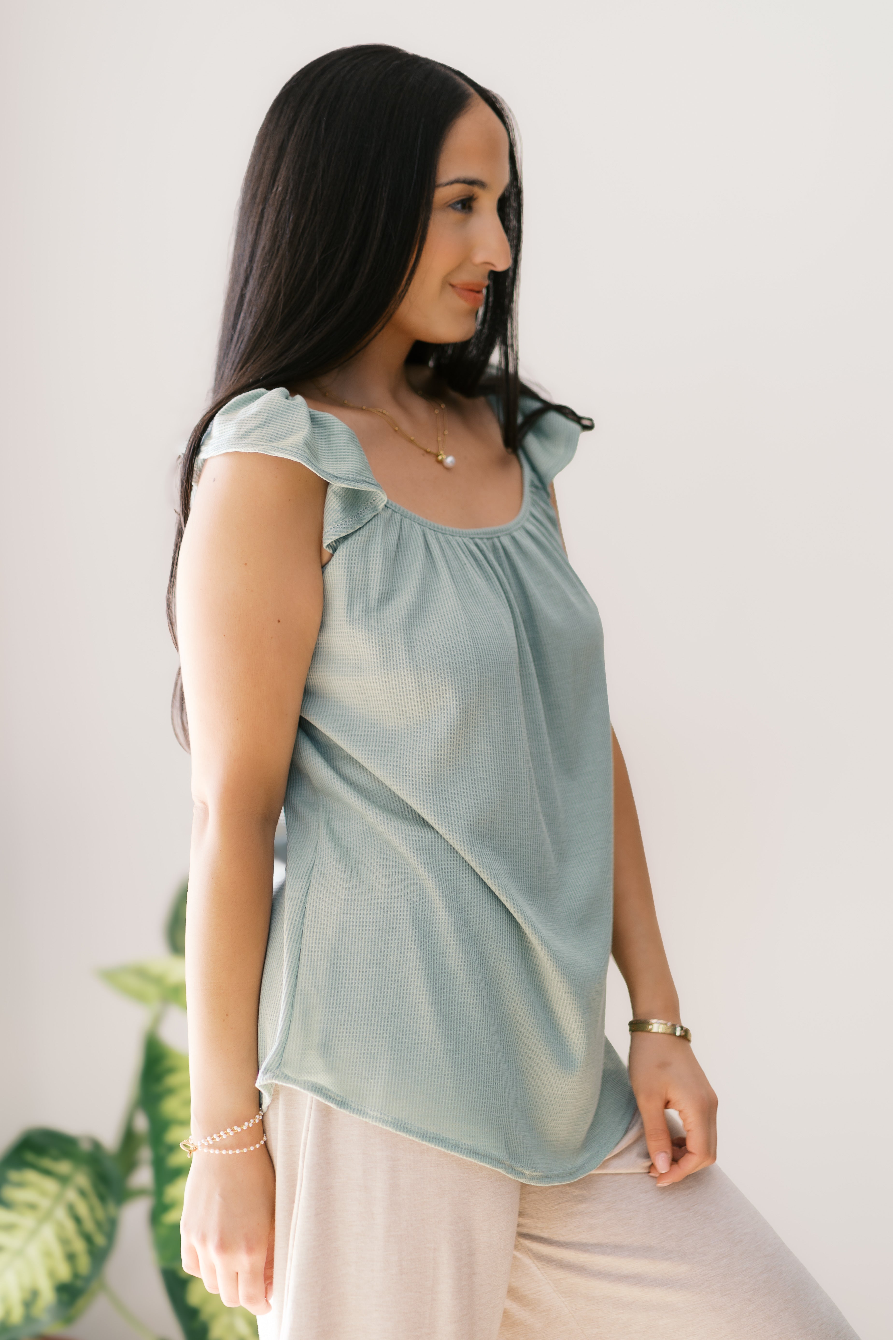 Sage The Day Top