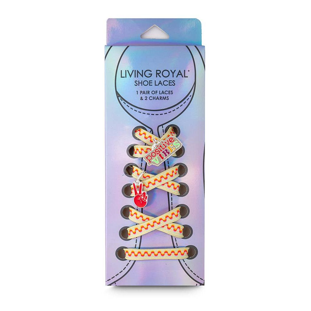 Shoelaces w/ Positivity Charms Set