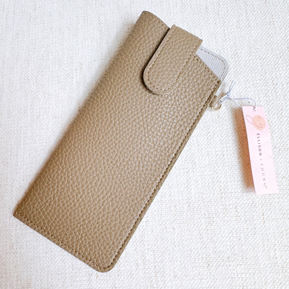 Simply Button Up Glass Case Bag Charm