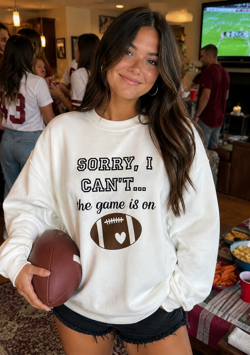 Game Time Excuse Sweatshirt – Football Gameday Fan Gear