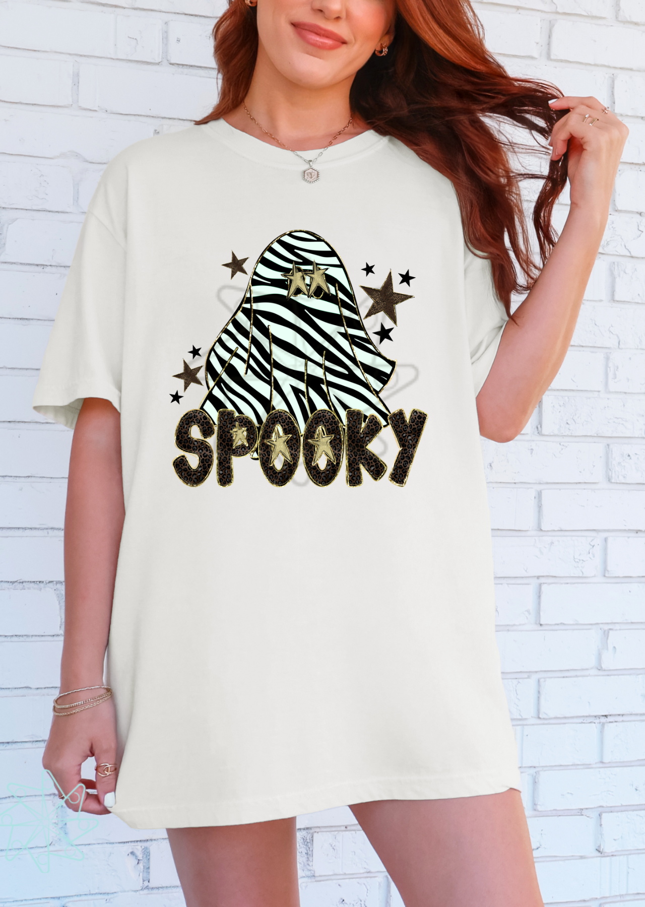 Spooky Striped Tee - Comfort Colors