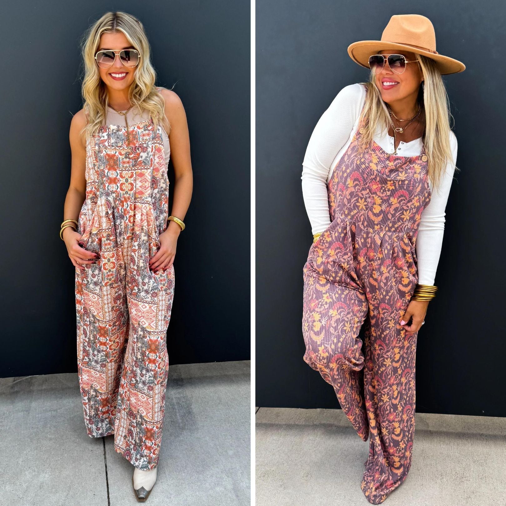 PRE-ORDER: Cassidy Fall Boho Overalls