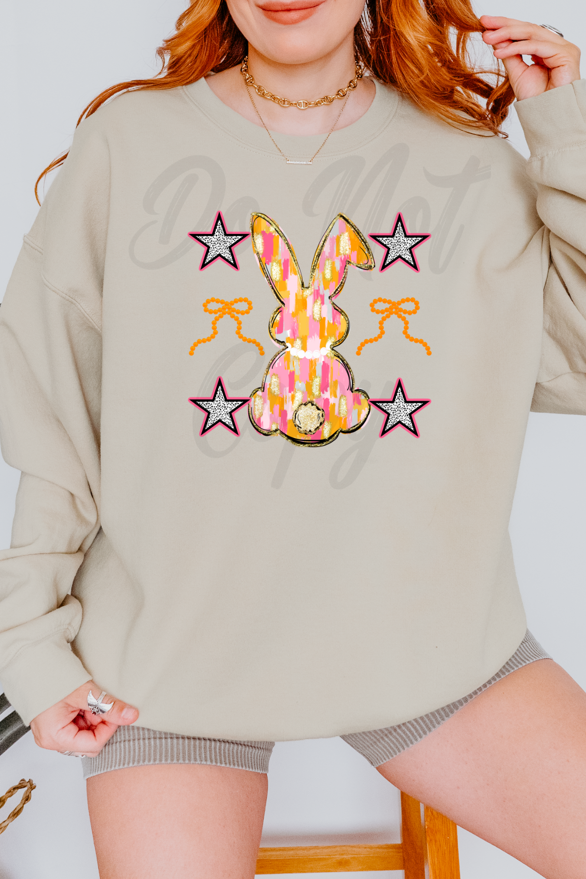 Starred Bunny Tee or Sweatshirt
