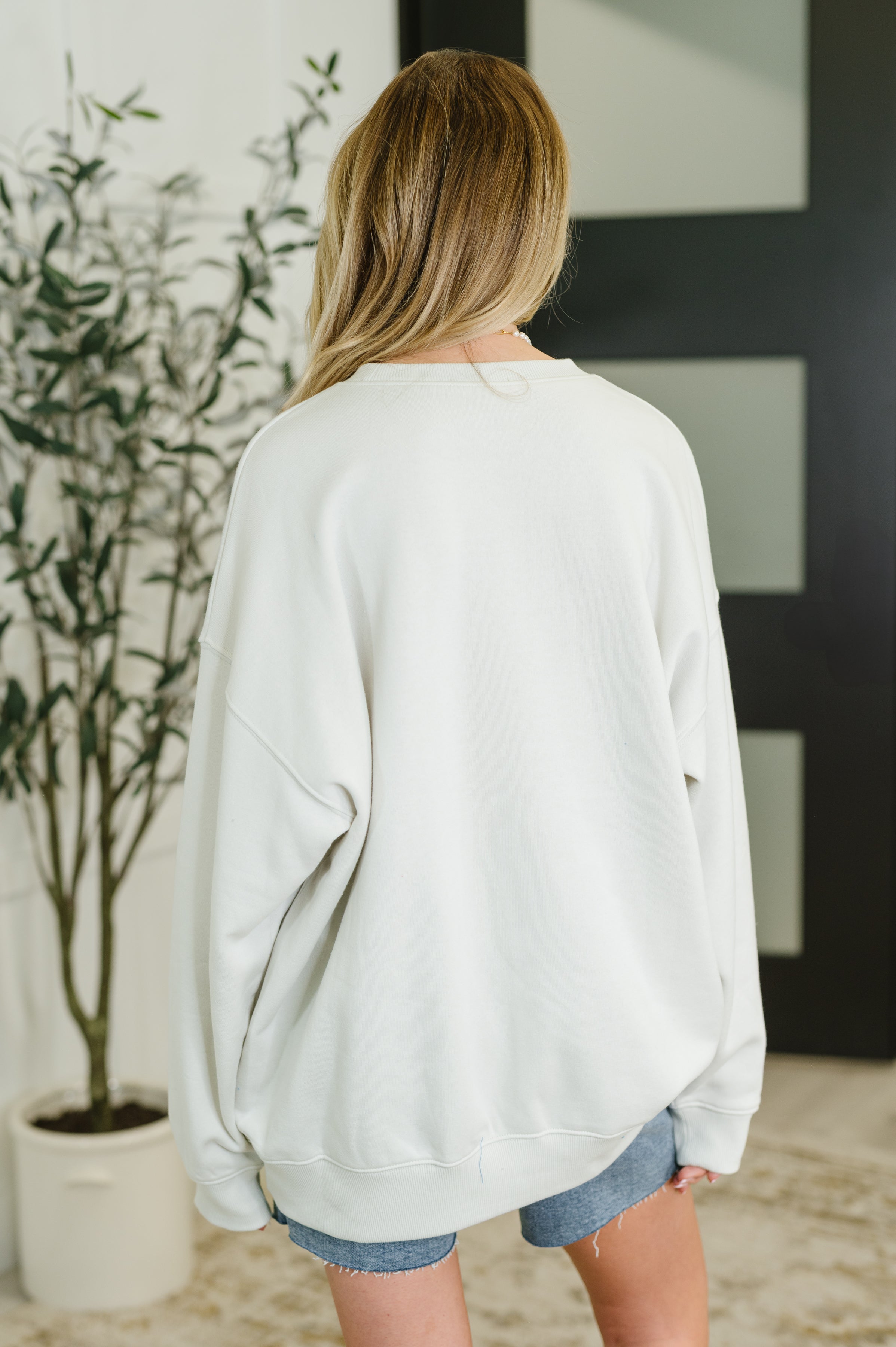 Sunday Snug Relaxed Pullover in Bone