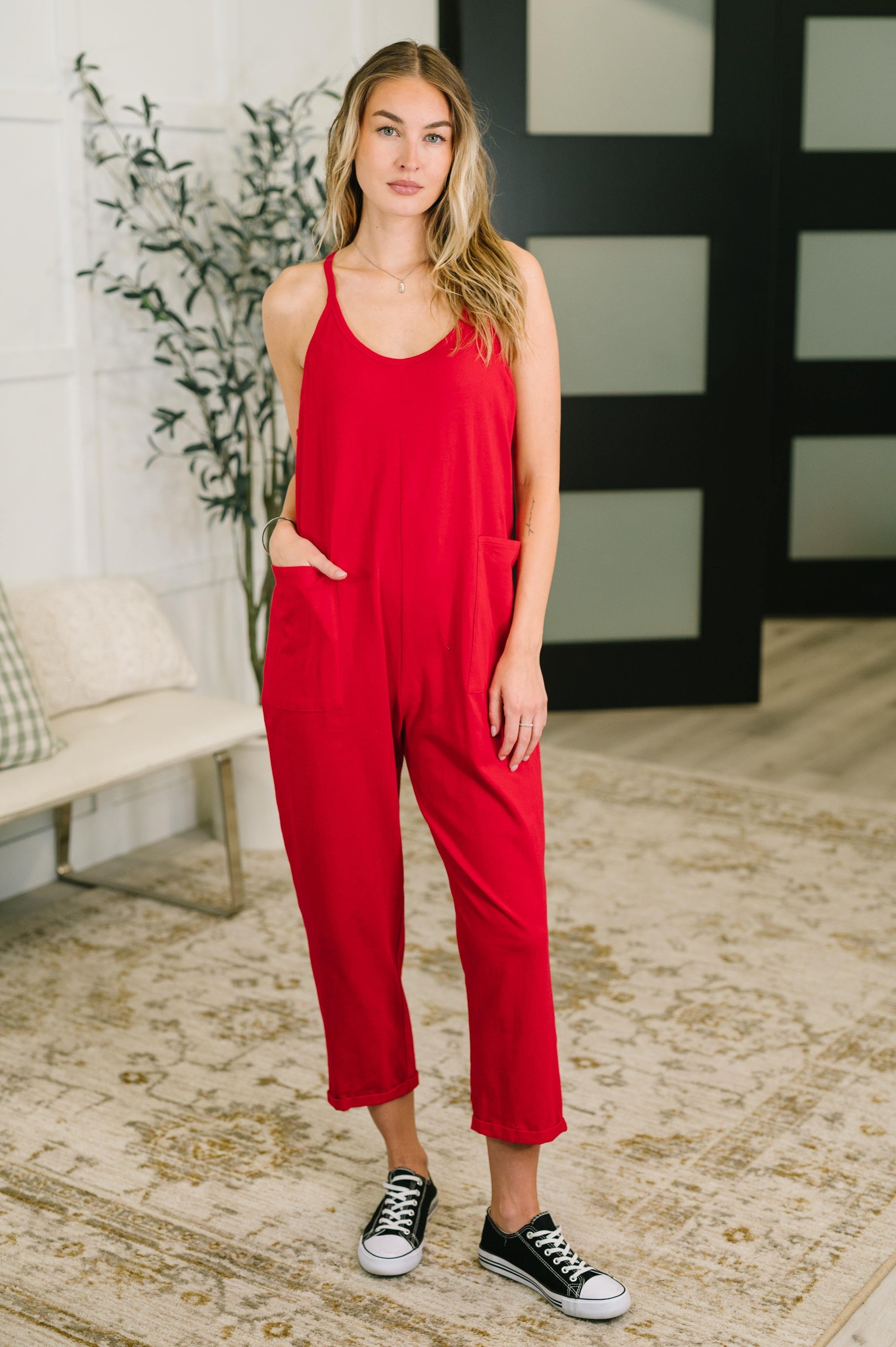 Totally Me Spaghetti Strap Jumpsuit