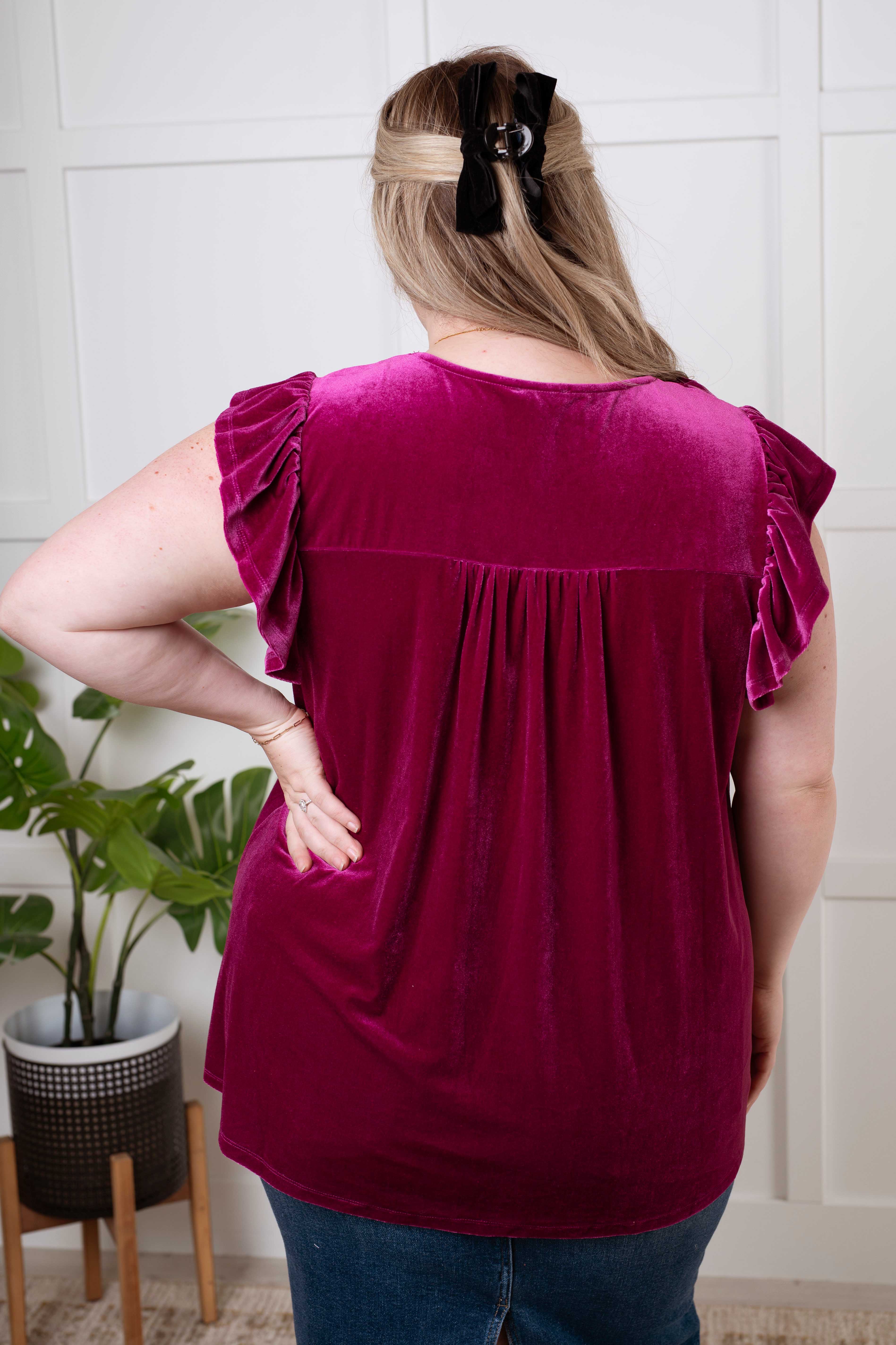 Velveteen Queen Blouse