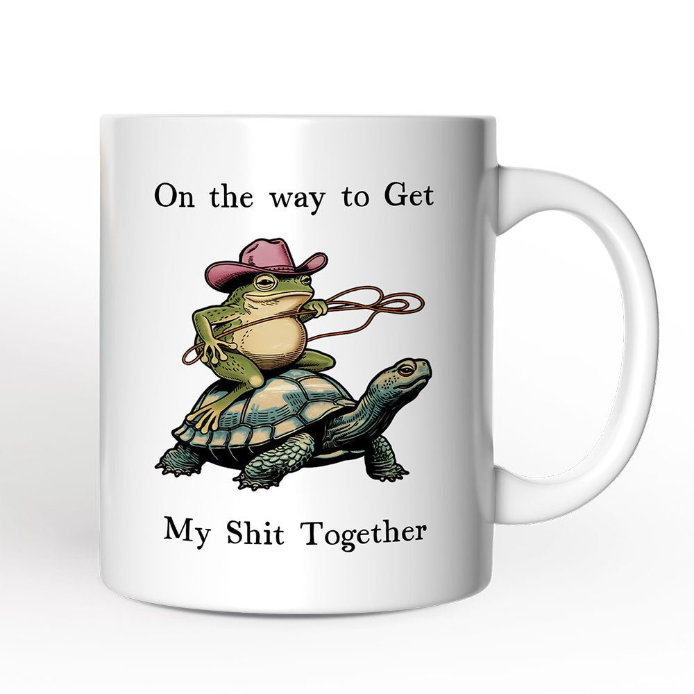 Cowboy Frog And Turtle Personalized Mug