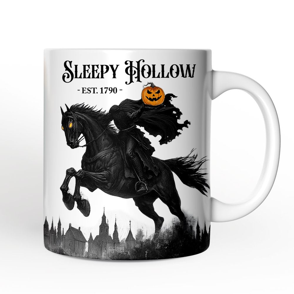 Headless Horseman Spooky Halloween Personalized Mug