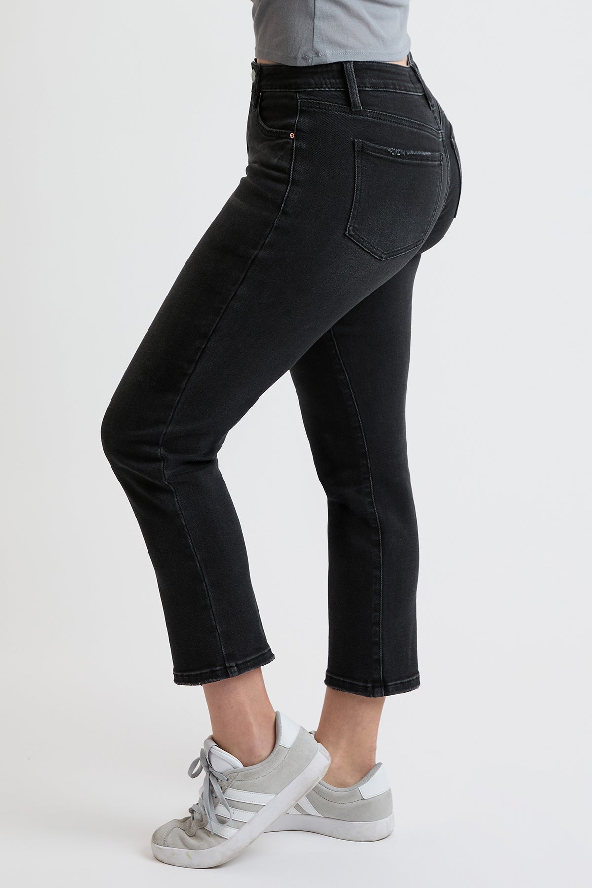 Premium Stretch Cropped Slim Straight Jeans