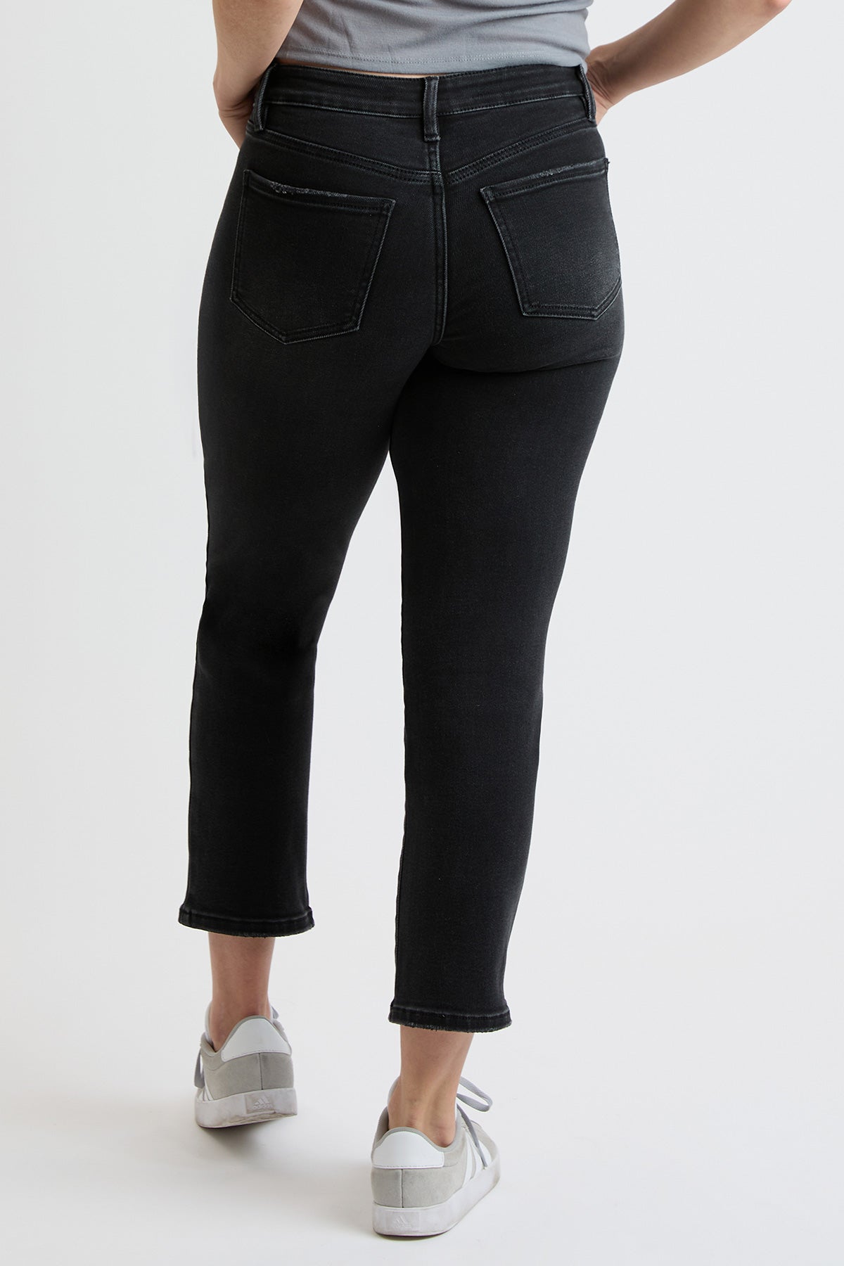 Premium Stretch Cropped Slim Straight Jeans