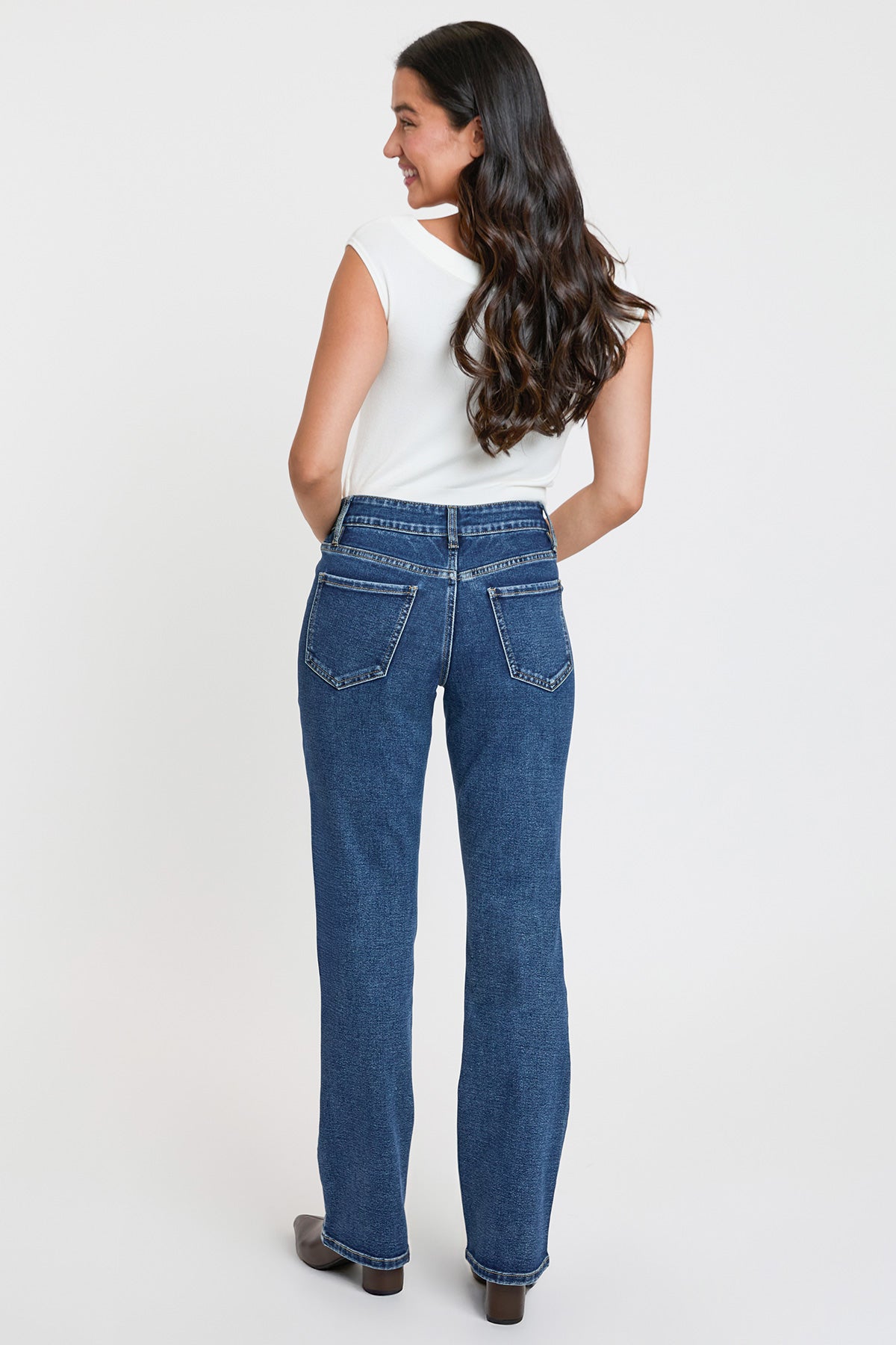 Contour V-Front Bootcut Jeans