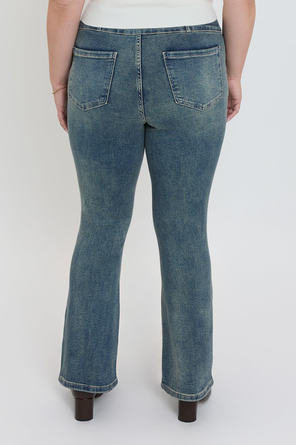 Plus 3-Button Bootcut Jeans