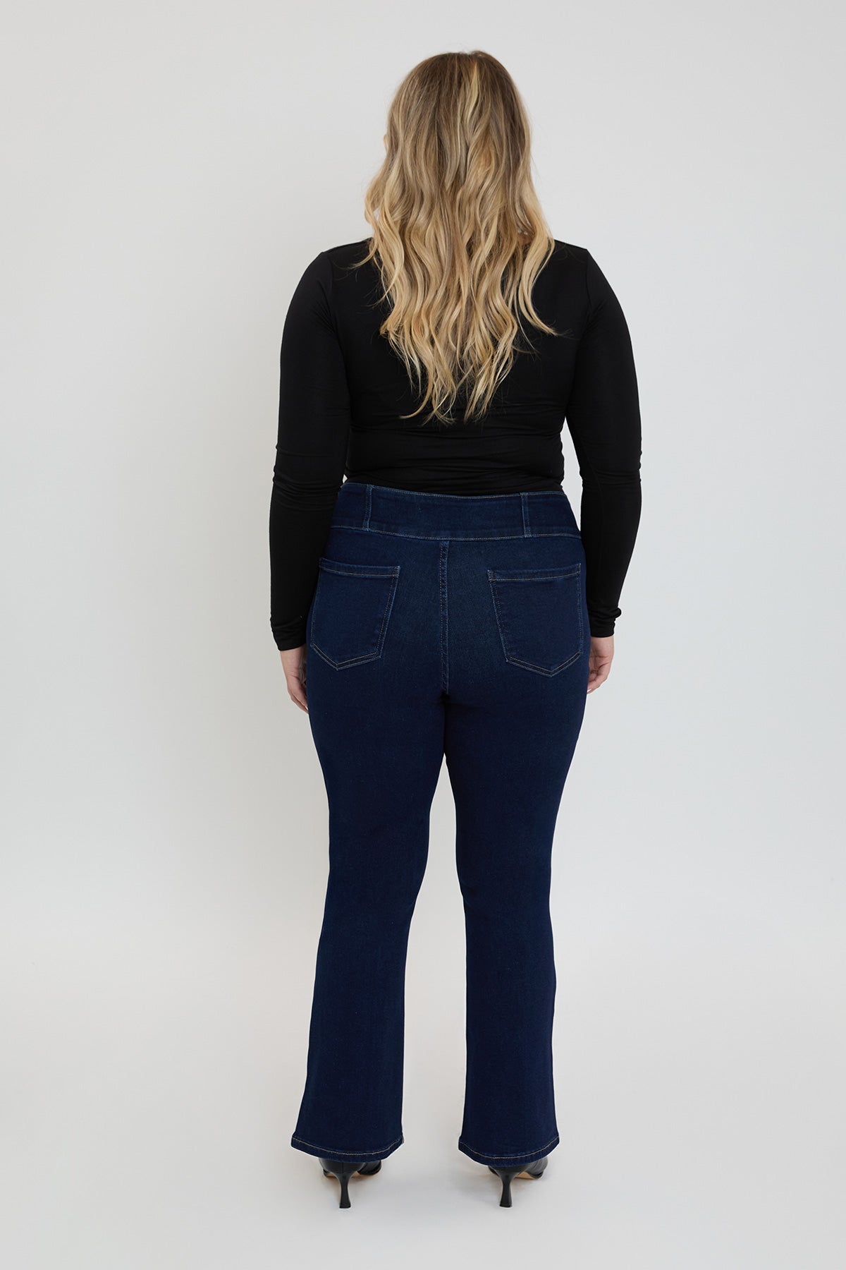 Plus 3-Button Bootcut Jeans