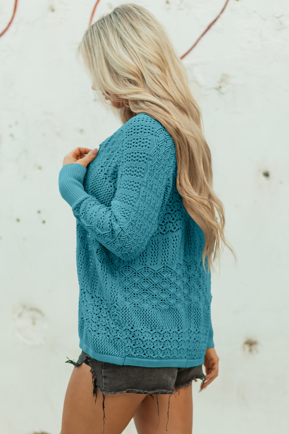 Knit Open Front Cardigan
