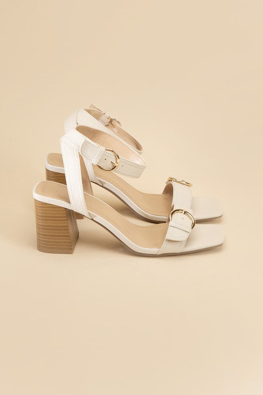 Buckle Sandal Heel