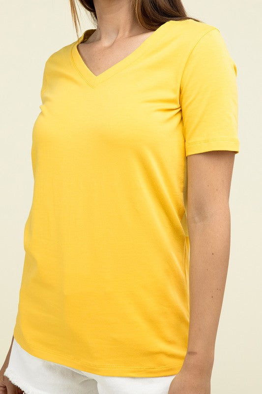 V-NECK SHORT SLEEVE T-SHIRT