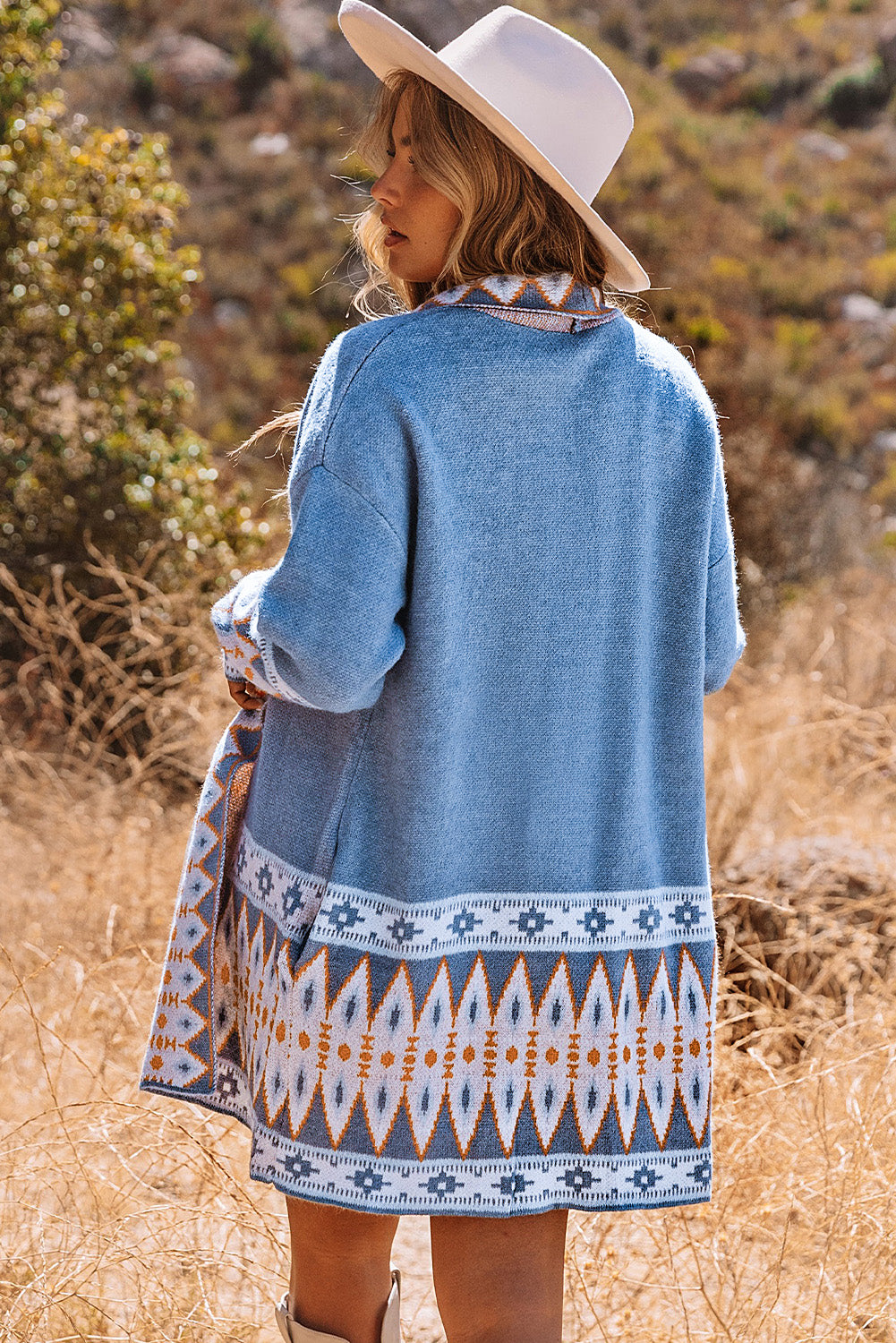 Aztec Knitted Cardigan
