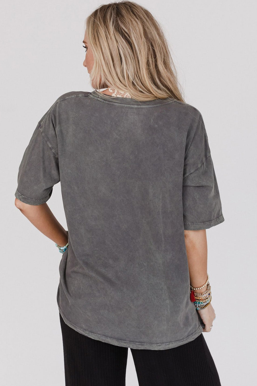 PRE-ORDER: Kindness Butterflies Graphic Mineral Wash Loose Tee