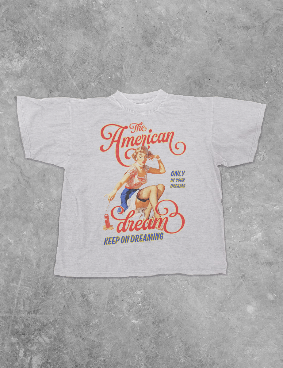 The American Dream, In Your Dreams Boxy Cotton T-Shirt