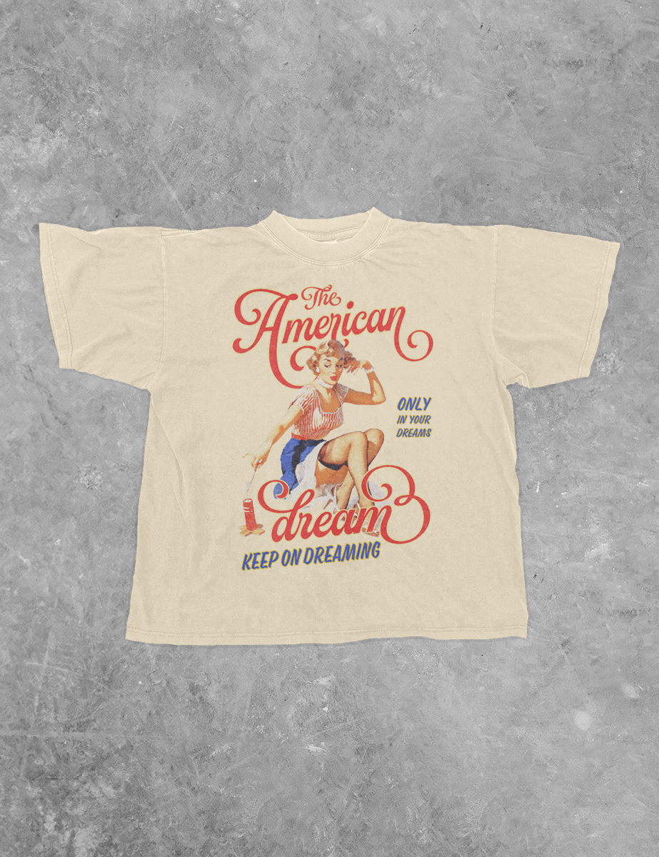 The American Dream, In Your Dreams Boxy Cotton T-Shirt