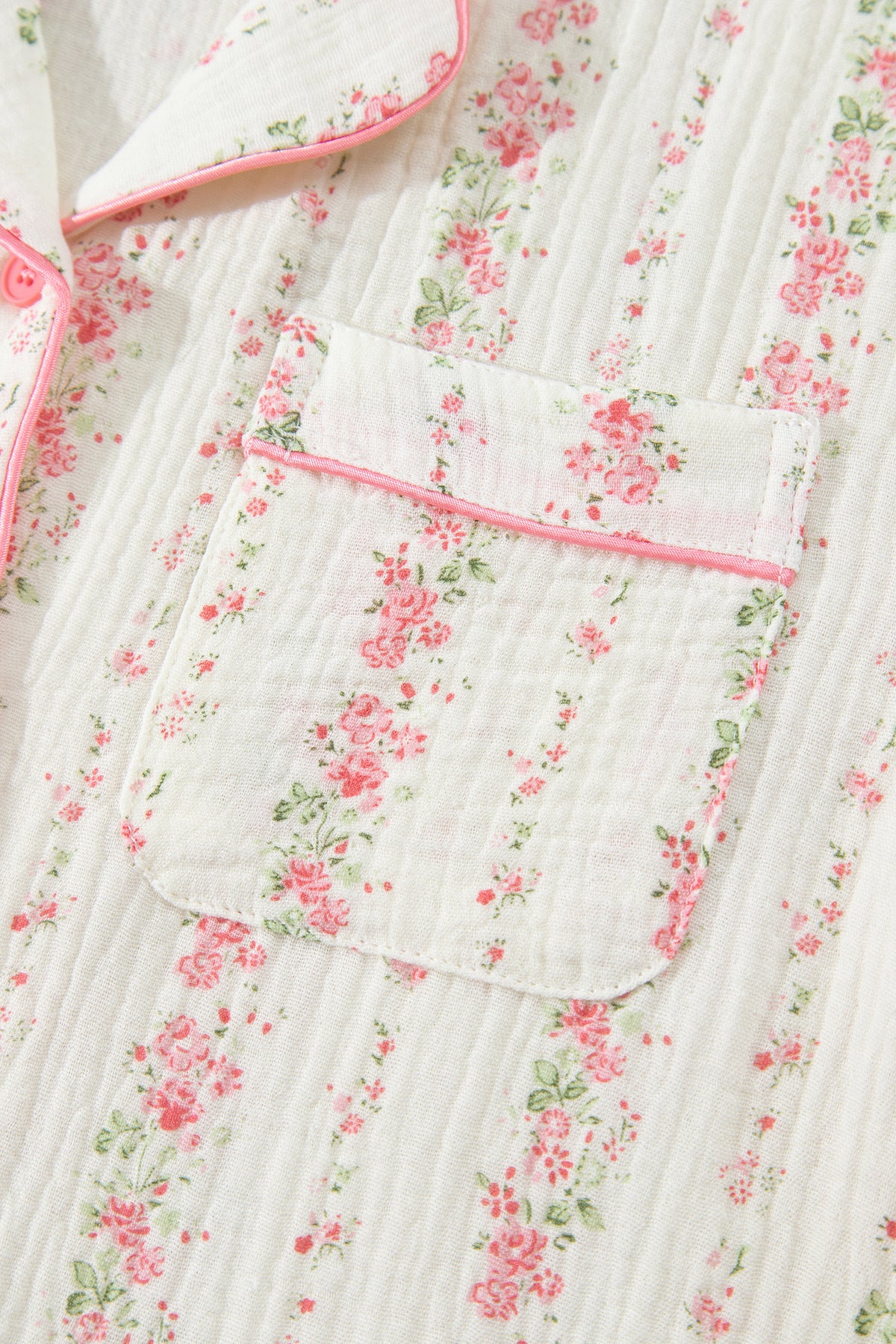PRE-ORDER: Pink Floral Long Sleeve Pajama Set