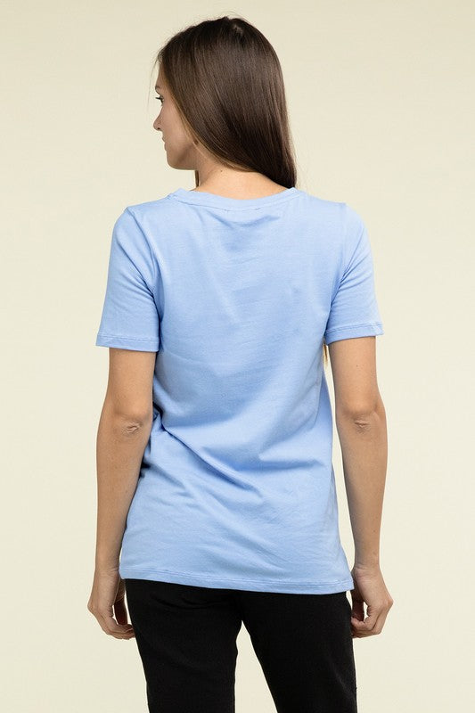 V-NECK SHORT SLEEVE T-SHIRT