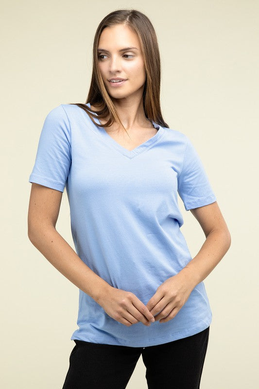 V-NECK SHORT SLEEVE T-SHIRT