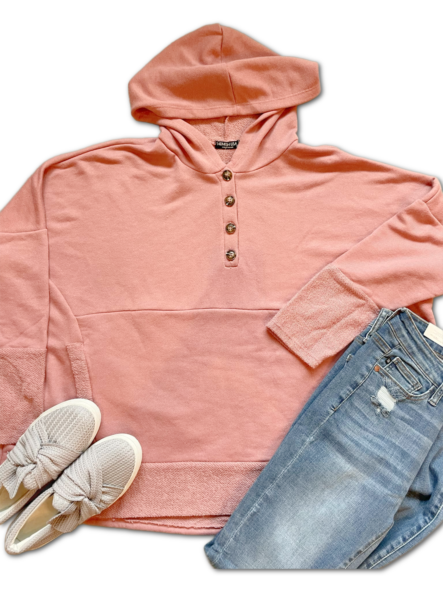 Lazy Day Hoodie Clay