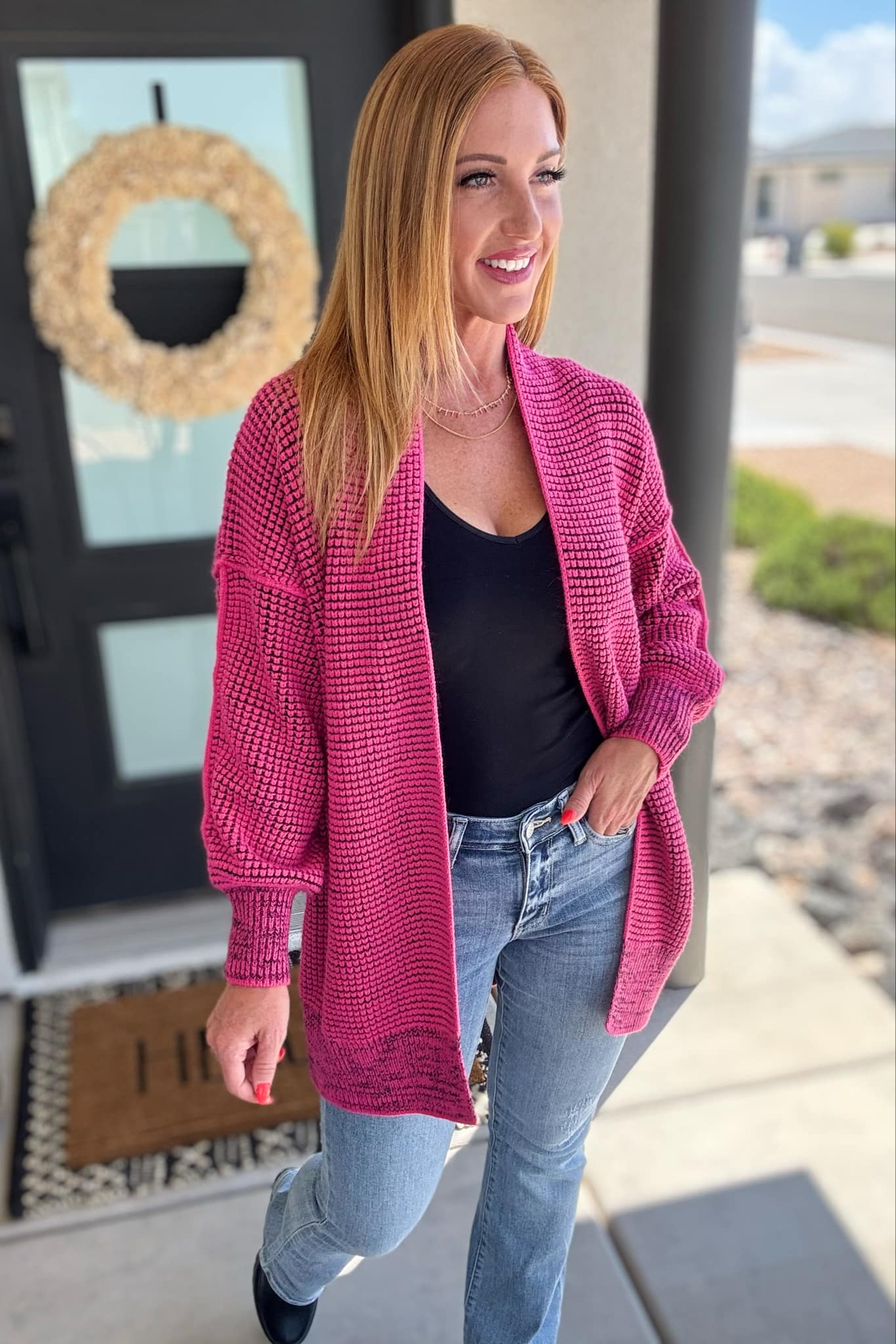 PRE-ORDER: Contrast Trim Knit Cardigan in Four Colors